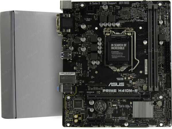 Материнская плата ASUS , LGA 1200, Intel H410, mATX, Ret (White Box) - фото №7
