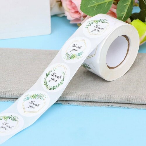 SUI Наклейки в рулоне Цветочное настроение500 шт38 х 38 см 518₽