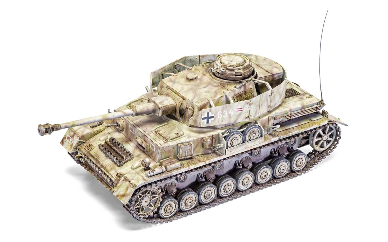 A1351 Сборная модель Танка Panzer IV Ausf.H Mid Version