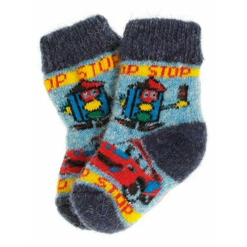 фото Носки рассказовские варежки размер 6-12 мес, золотой, синий