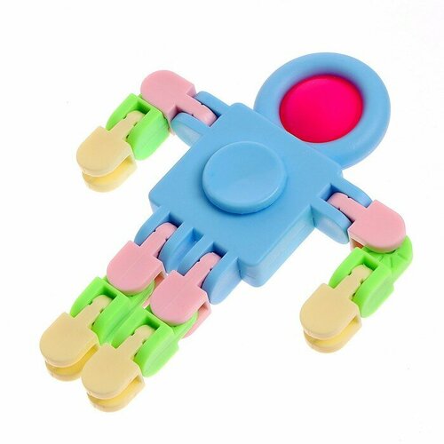 Развивающая игрушка «Робот», цвета микс, 2 штуки развивающая игрушка присоска цвета микс 2 штуки