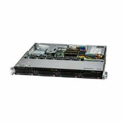 Серверная платформа 1U Supermicro SYS-510T-M LGA1200, 4*DDR4(3200), 4*SATA 6G, 2*PCIE, 2*Glan, 5*USB 3.2, VGA, 2*COM, 350W