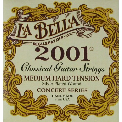 Струны для классической гитары LA BELLA 2001-H-Single струна 3 я для классической гитары la bella 823