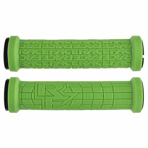 фото Ручки руля велосипеда, грипсы race face grippler 30mm lock on grips green (салатовый)