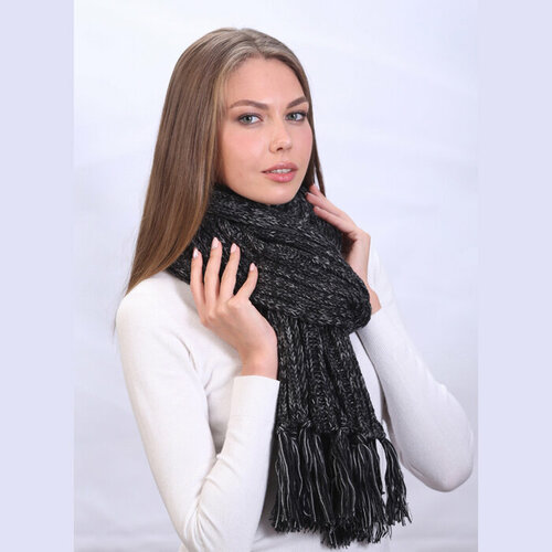 фото Шарф fomas, one size, черный