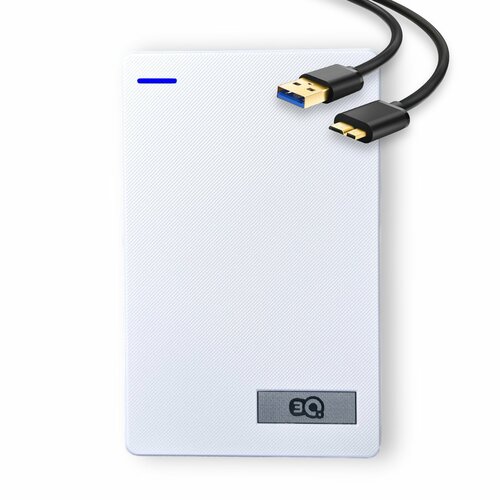 Внешний жесткий диск 1Tb 3Q Portable USB 3.0, Портативный накопитель HDD, синий