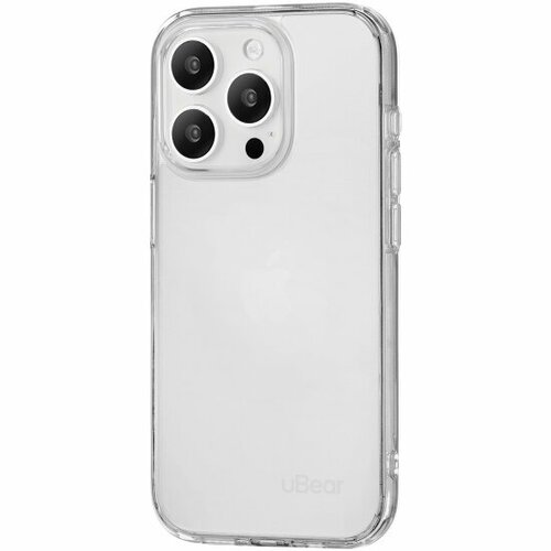 Чехол Ubear для Apple iPhone 15 Pro, Real Case, прозрачный