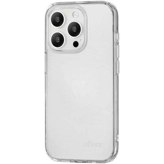 Чехол Ubear для Apple iPhone 15 Pro, Real Case, прозрачный
