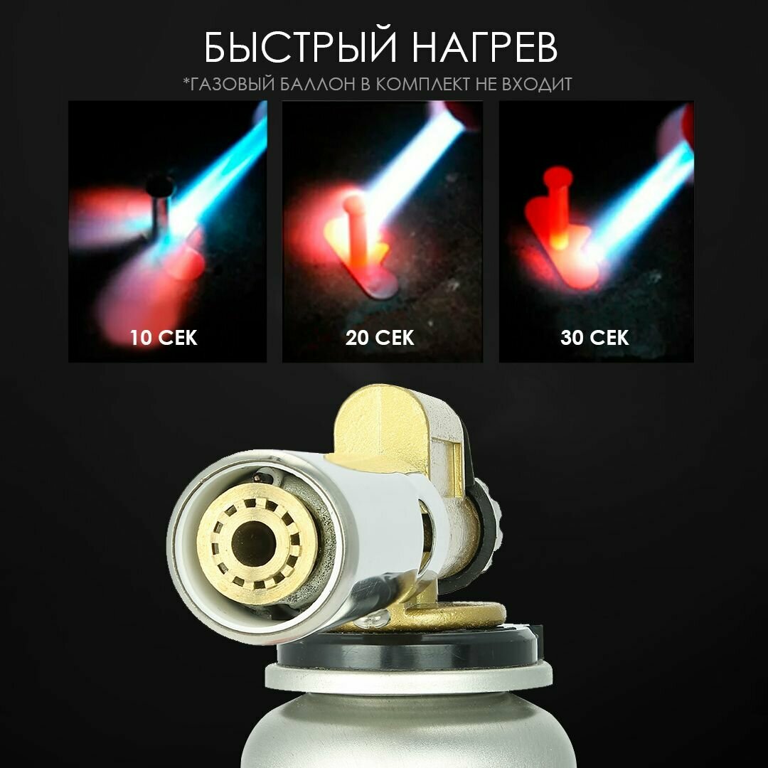 Газовые Горелки Горелка газовая с пьезоподжигом (сопло d-22мм) без газового баллона