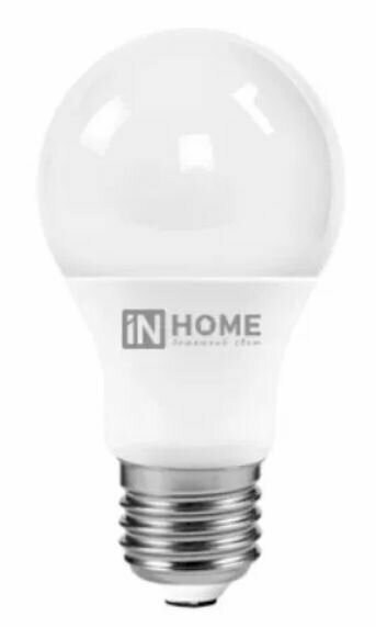 Упаковка ламп INHOME LED-A60-VC, 10Вт, 900lm, 30000ч, 4000К, E27, 10 шт. - фото №4