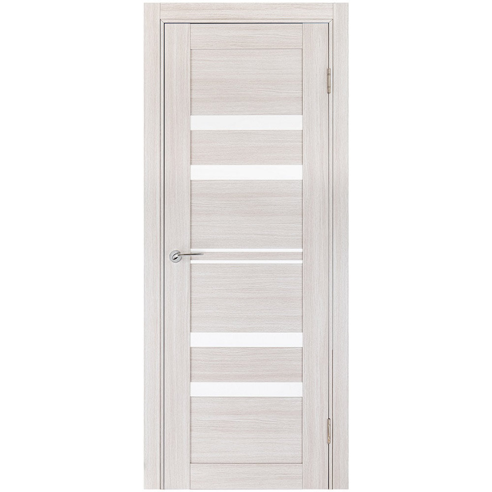 фото Дверь межкомнатная Порта-30 900х2000 мм ПВХ бьянко вералинг со стеклом