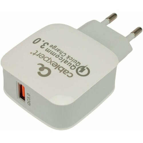 Сетевое зарядное устройство Cablexpert (MP3A-PC-40) белый