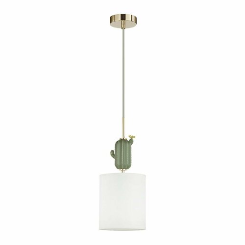Подвесной светильник Odeon Light Cactus 5425/1 белый, золотой