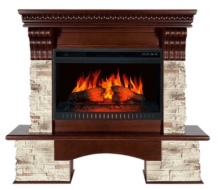фото Камин Royal Flame Aberdeen Темный дуб с Vision 26 EF LED FX