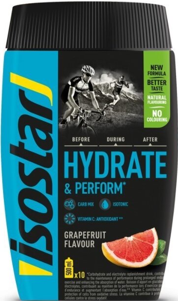 Изотонические смеси Isostar Hydrate & Perform Sport Drink (400 г) Грейпфрут