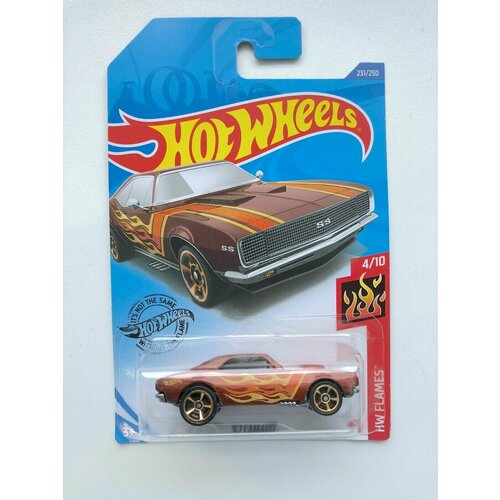 Hot Wheels '67 CAMARO Камаро 231/250 HW Flames 4/10 Mattel GHD59 2020 hot wheels 69 camaro камаро 190 250 hw roadsters 3 5 mattel ghg06 2020