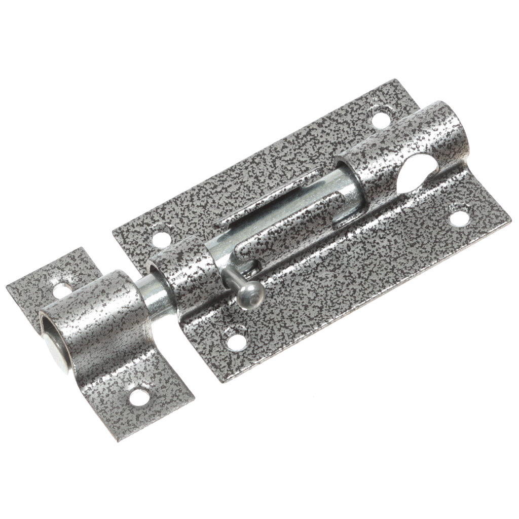 фото Засов под замок, круглый, Делга, 20756, античное серебро