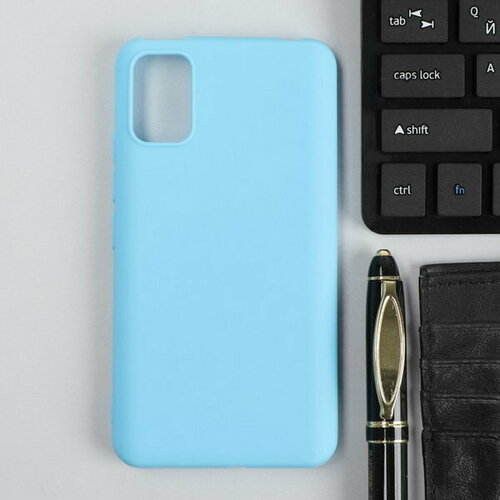 Чехол Ultimate, для телефона Itel A17, силиконовый, голубой