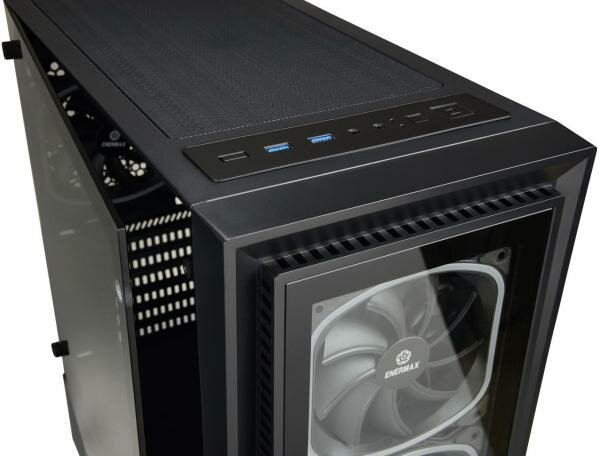 Корпус ATX EnerMax ECA-SF30-M1BB-ARGB Без БП чёрный