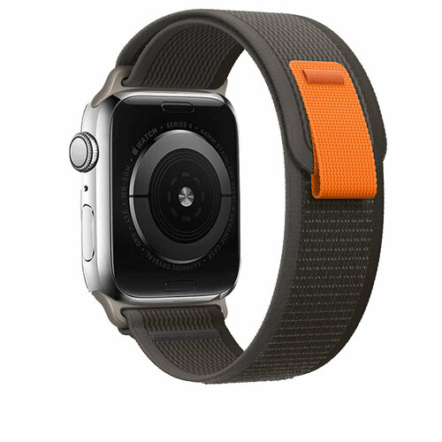 Ремешок Train Loop для Apple Watch ULTRA 49mm, Series 1-8, SE, 42/44/45/49mm, Черный (black), тканевый черный, размер L (запястье 160–180 мм), XS (запястье 120–135 мм), XXL (запястье более 200 мм)