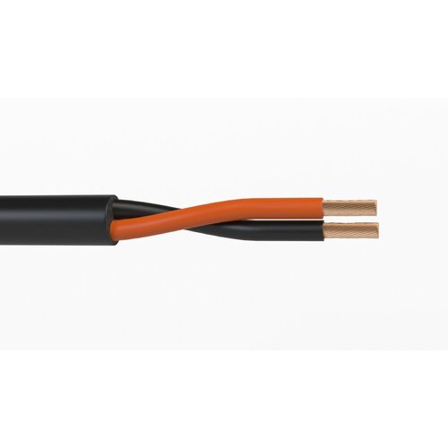 Кабель акустический Wize [WSC1650HF] 50 м, 16 AWG HighFlex, 1.5 мм2, диаметр 7.7мм, медь 84 x 0,15 мм, черный, бухта