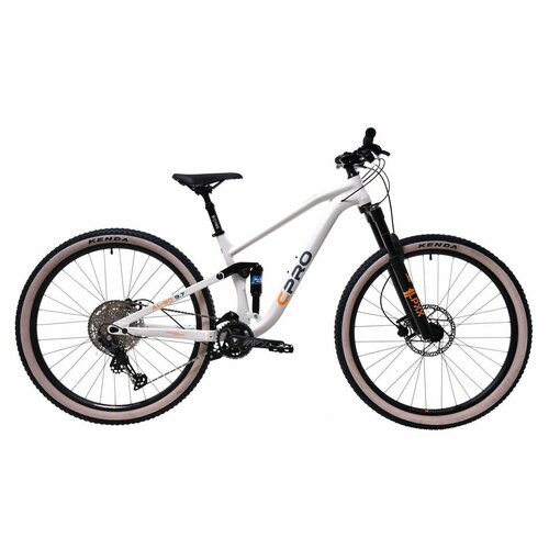 Велосипед CAPRIOLO ALL GO 9.7 29 (2023) (Велосипед двухподвес CAPRIOLO ALL GO 9.7 29 Белый, 16 Алюминий,923230-16)