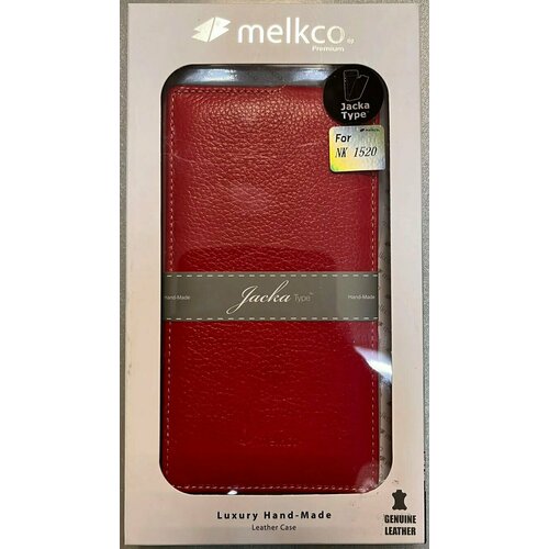 Защитный чехол флип-кейс для телефона Nokia Lumia 1520, кожа цвет красный Melkco Jacka Type кожаный чехол для nokia x dual sim melkco premium leather case jacka type white lc