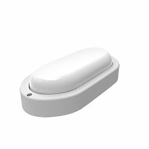 фото Gauss Светильник ЖКХ LITE овал 15W 1200lm 6500K 200-240V IP65 200*98*46мм белый LED (арт. 161418315)