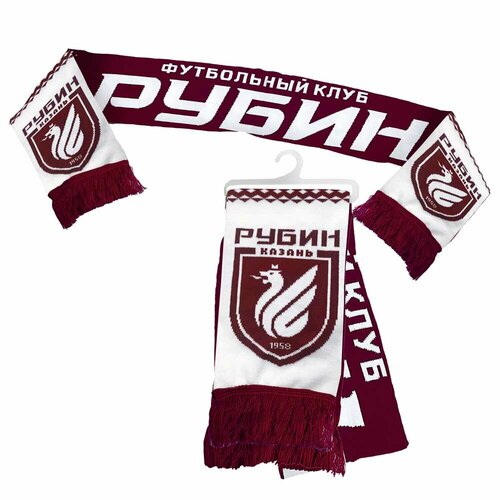 фото Шарф atributika & club, бордовый
