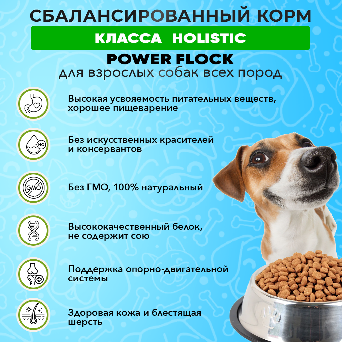Сухой корм для собак ACARI CIAR POWER FLOCK Duck 2,5кг MINI гранула — фото 1
