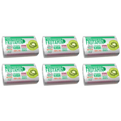 Tolk+ Туалетное мыло Frutamin, Киви, 90 гр, 6 шт /