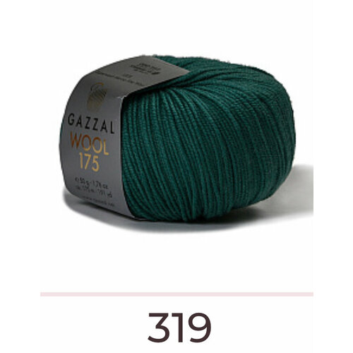 Gazzal wool 175 100% мериносовая шерсть супервош;50гр-175м(5 мотков)