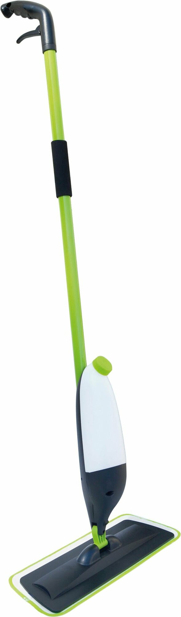Швабра AZUR Флаундер  с распылителем  зеленая  деревянная  42 см
