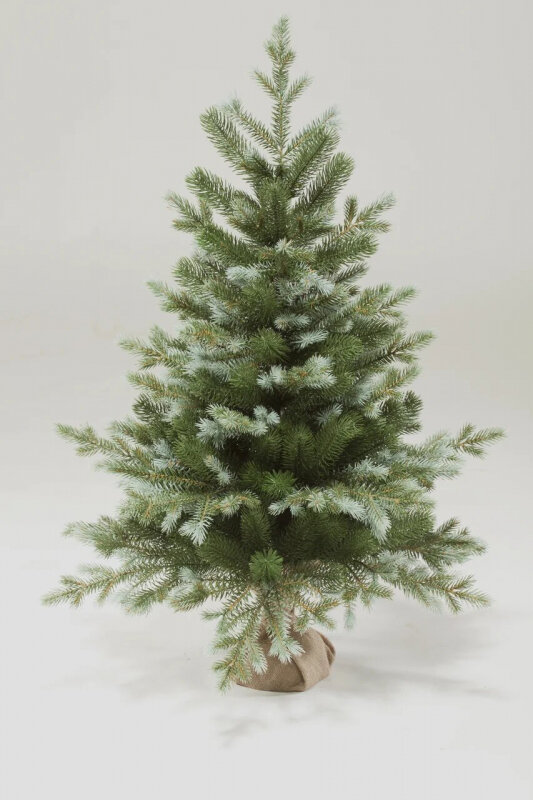 фото Ель искусственная царь елка Камчатская премиум зелено-голубая 90 см