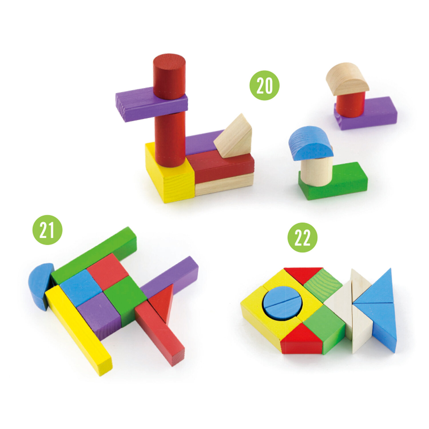 Classic Toys Строительные Кубики, 100 шт New Classic Toys - фото №13