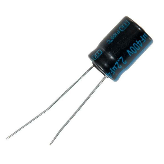 Конденсатор (capacitor) электролитический 2,2x400 (8x11) TK Jamicon 105C