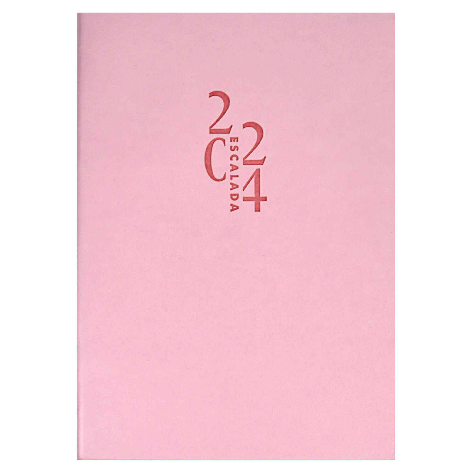 Еженедельник датированный 2024 А5, мягкий переплет, светло-розовый