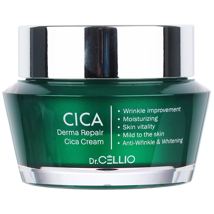 Крем для лица восстанавливающий с центеллой азиатской Dr.Cellio Derma Repair Cica Cream