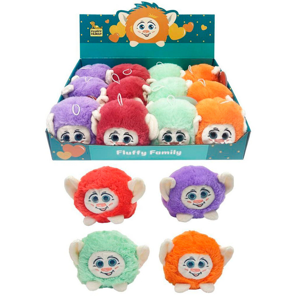 Fluffy Family Мягкая игрушка Круглик Домовенок 10 см в ассортименте 682158 с 3 лет