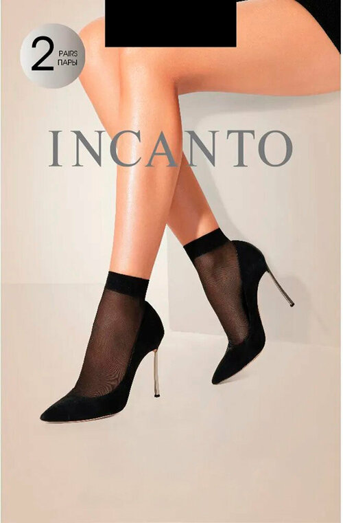 Носки Incanto, 40 den, размер 35/40, черный