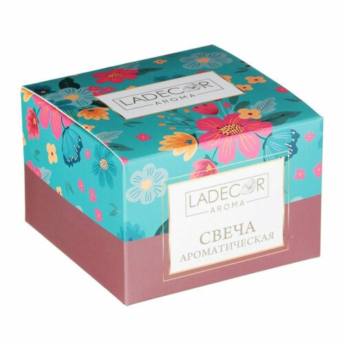 Свеча ароматическая с декором парафин 699₽