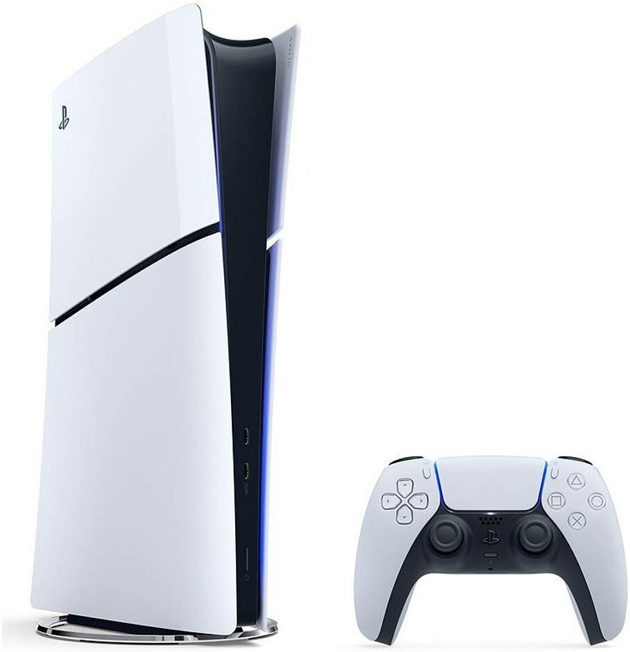 Игровая приставка Sony PlayStation 5 Slim, Blue-Ray, 1Tb (CFI-2016A) White