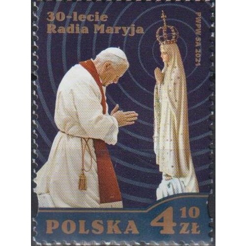 Почтовые марки Польша 2021г. 30 лет Радио Мария Радио, Религия MNH