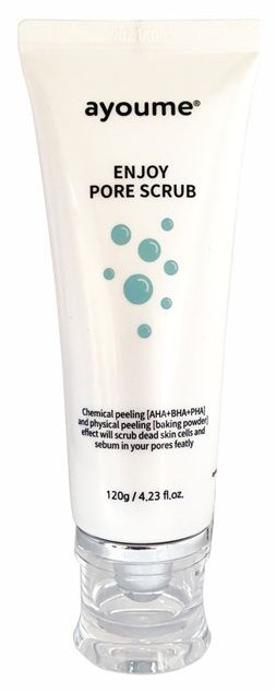 Скраб Ayoume Face Care Enjoy Mini Pore Scrub, Скраб для лица с кислотами, 120 г