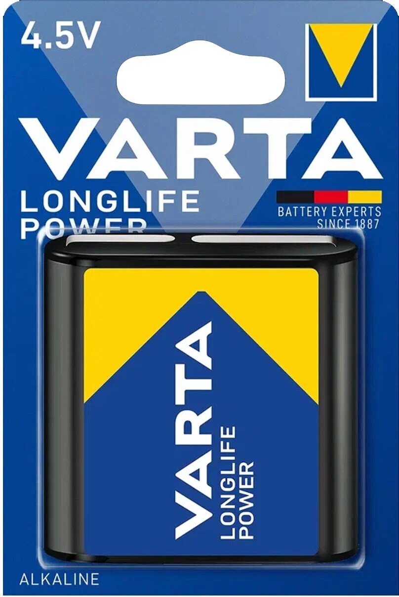 Батарейка VARTA LONGLIFE Power 3LR12, 1 шт.