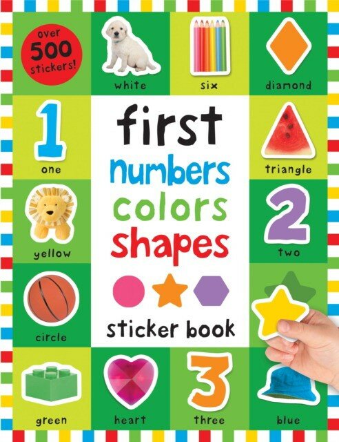 Priddy Roger "First 100 Stickers: First Numbers, Colors, Shapes"