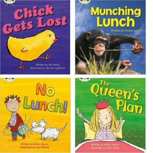 Learn to read at home with phonics bug: pack 4 (pack of 4 reading books with 3 fiction and 1 non-fiction)