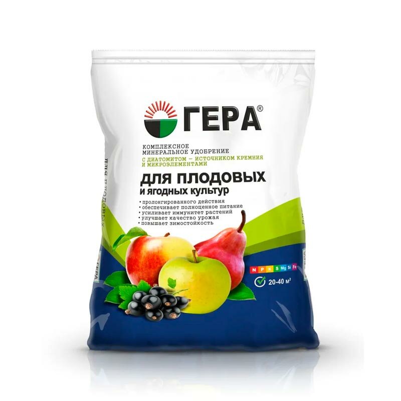 Удобрение минеральное гера Для плодово ягодных культур 900 г