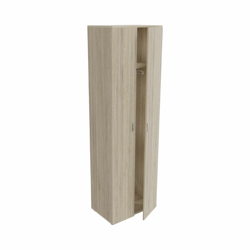 Шкаф узкий для одежды ЛФ238, р.600х406х2000 мм, Дуб кронберг