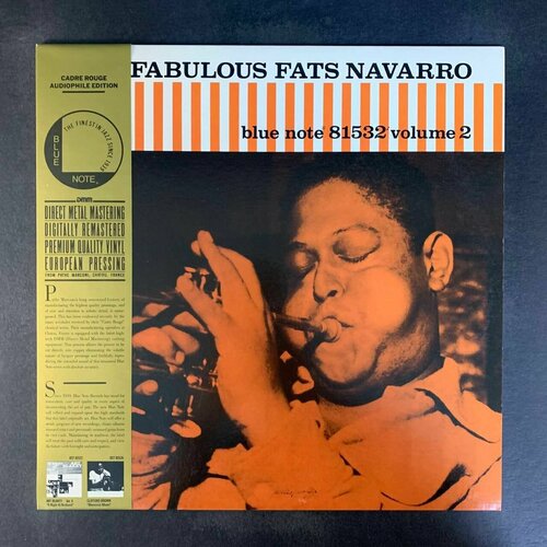 Fats Navarro - The Fabulous Fats Navarro Volume 2 (Виниловая пластинка) виниловая пластинка navarro fats the fabulous fats navarro